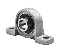 Rodamiento de bolas para KP08 con orificio de aleación de zinc de 8 mm y acero para rodamientos, cojinete de bloque de cojín ajustable para ejes guía, alta rigidez para cintas transportadoras y
