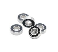 Rodamiento de cerámica híbrido 699RS 2RS, rodamiento de bolas Si3N4 de 9x20x6 mm, rodamiento de acero inoxidable de alta precisión de 2 piezas for husillo de motor industrial(6702RS CB 15X21X4)