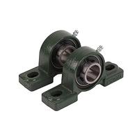 Rodamiento de Chumacera, 2 Piezas UCP205 25 Mm Cojinete de Unidad Montado con Rodamiento de Chumacera de Alineación Automática