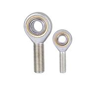 Rodamiento de extremo de varilla 1 pieza M20x1,5 mm Rodamientos de extremo de varilla de rosca macho/hembra, tipo SI20T/K Rodamientos de junta de extremo de varilla de rosca derecha/izquierda(External