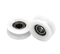 Rodamiento de guía de plástico, Rodamiento De Bolitas 686 ZZ Cubierto Con Rodamientos Polea Plástico POM 6x22x8 Mm
