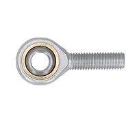 Rodamiento de junta Conjunto roscado izquierdo macho Hardware de extremo de varilla autolubricante Material galvanizado SAL12T/K Tamaño de rosca M12x1 5 para cilindros hidráulicos