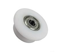 Rodamiento de máquina de remo, accesorio de rueda de polea de rodillo blanco para equipos de fitness, construcción de metal y plástico