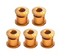 Rodamiento de pedalier de cerámica 6805 para bicicleta, rodamiento de bolas de acero y cerámica 25 x 37 x 7 mm, rodamientos de auriculares compatibles con modelos, plateado y rojo (B dorado)