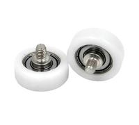 Rodamiento de plástico de 30mm de diámetro, BS60830-11C1L8M6, 30x11mm, espacio libre de instalación, 1mm, puerta y ventana recubierta de POM, rodillo de caja de efectivo, 5 uds.