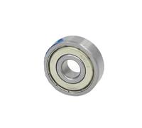 Rodamiento de ranura profunda con escudo de sello bimetálico, 1 unidad, 6000-6005, 6200-6205, 6300-6305, 608, 6009, 6308, 6207ZZ/2RS, rodamiento de bolas ABEC-7