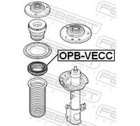 Rodamiento de rodillos del amortiguador Eje delantero OPB-VECC FEBEST para OPEL