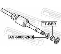 Rodamiento del cubo de la rueda Eje delantero TT-BER FEBEST para PEUGEOT CITROËN