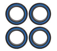 Rodamiento esférico Rodamiento de bolas radial liso Juego de 4 piezas Acero al cromo con alto contenido de carbono Diseño resistente y duradero para maquinaria de ingeniería (GE30ES-2RS)