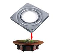 Rodamiento Giratorio Cuadrado Metal Base Rotante 4 Pulgadas Cojinete Lazy Susan para Silla Asiento Válvula Instalación Soporte Rotación