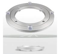 Rodamiento giratorio de aleación de aluminio, Cojinete de aleación aluminio alta resistencia for plato giratorio, plateado, varios tamaños(20 cm)