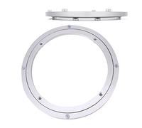 Rodamiento giratorio de aleación de aluminio, Placa giratoria Lazy Susan de aleación aluminio que lleva tamaños múltiples plata(250 Mm)