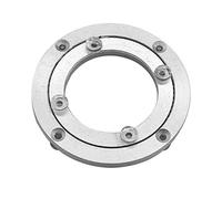 Rodamiento Giratorio de aleación de Aluminio, Plato Giratorio Resistente Lazy Susan con rodamiento Giratorio, Mesa Redonda de Comedor, Placa giratoria Lisa (120 mm - 4.7 Pulgadas)