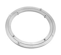 Rodamiento giratorio de aleación de aluminio, plato giratorio resistente Lazy Susan con rodamiento giratorio redondo para mesa de comedor suave (250 mm - 10 pulgadas)