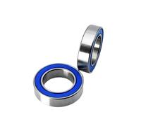 Rodamiento híbrido cerámico 17287 2RS 17x28x7 mm MR17287 RS de nitruro de silicio, diámetro interior de 17 mm, rodamientos de bolas for bicicleta(2Pcs)