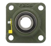 Rodamiento Insertable de Esfera, Soporte de Fundición Cuadrado UCF204, 1 Pieza - Alta Resistencia, Doble Sellado, Ideal para Maquinaria Industrial ((UCF205))