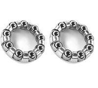 RODAMIENTO Jaula PEDALIER 1/4" Bicicleta Acero Vintage EPOCA EROICA (Paquete de 2)