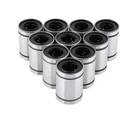 rodamiento lineal + Rodamiento de Bolas Movimiento Lineal LM12UU Rodamientos de bolas de acero 12mm 10pcs Rodamiento para Movimiento Lineal en Impresoras 3D