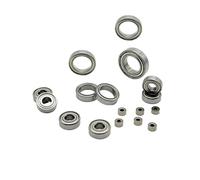 Rodamiento miniatura sellado de alta velocidad, Rodamientos de bloque almohada en miniatura con sello bimetálico y microranura profunda, varios tamaños, 5 unidades(MR105ZZ 5x10x4,1Pcs)