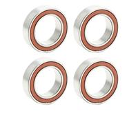 Rodamiento MR16257-2RSV MAX 16x25x7mm 4Uds pivote cuadro bicicleta | 16x25x7mm MR16257-2RSV MAX bolas llenas acero doble sellado resistente desgaste alta carga