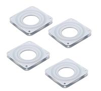 Rodamiento Placa giratoria, rodamiento Mesa para Base Soporte Placa Lazy Susan, 4 Piezas Larga duración, rotación 360 Grados, silencioso para gabinetes Vidrio, gabinetes Vino, gabinetes Pared, roda