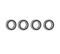 Rodamiento profundo 15267-2RS sellado con doble junta de goma, paquete de 4 unidades, dimensiones 15×26×7 mm, apto para motores, bombas y máquinas-herramienta