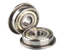 Rodamiento rígido de bolas 1 PC Rodamiento rígido de bolas con brida F6200 6201 6202 6203 6204 6205 6206ZZ/2RS,Rodamientos(F6201-2RS 12x32x10mm)