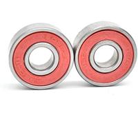 Rodamientos 10 Uds 608 bolas de cerámica negras Si3N4 rodamientos acero inoxidable 8x22x7mm patín patineta rodamiento rueda