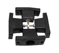 Rodamientos Antivibrantes - 4 Piezas De Alfombras Acústicas Aislantes | Soporte Anti -Pitch Y A Prueba De Choques | Base De Absorción De Choque Para Piscina, Generador, Acondicionador Adecuado Para El