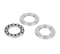 Rodamientos Axiales de Bolas 51103, 5 Unidades - Piezas de Hardware Industrial de Precisión para Máquinas de Carga, Bajo Ruido, Ideal para Mantenimiento Mecánico Y Repuestos Industriales