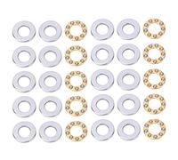 Rodamientos Axiales de Bolas Alta Precisión 10PCS Set Rodamiento Bolas Empuje Rodamiento Agujas F6-12M 6 * 12 * 4.5mm Rodamiento Acero Plano Alta Velocidad