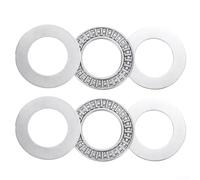 Rodamientos axiales de grado industrial, AXK2542, 25 x 42 x 2 mm, 2 piezas con arandelas AS2542