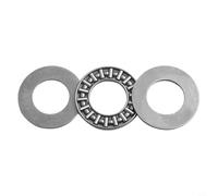 Rodamientos axiales del rodillo de aguja AXK1528 con 2 lavadoras AS1528, acero pulido endurecido para el uso en maquinaria agrícola y equipo de transporte