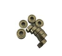 Rodamientos, Bimetal Seal Shield Micro rodamiento rígido de bolas 10 Uds MR52ZZ 2X5X2,5mm rodamientos rígidos