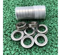 Rodamientos， BRDI14250 Rodamientos 20 piezas de bolas con bridas SF6700ZZ SF6701ZZ SF6702ZZ Brida blindada Acero inoxidable 440C rígidos pared delgada(SF6700ZZ 10x15x4mm)