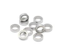 Rodamientos compatibles con bobinas 10P 7x11x3 mm SMR117ZZ de acero inoxidable ABEC-9 manijas carrete DAIWA, SHIMANO y Abu Garcia(10Pc S6800ZZ 10X19X5)