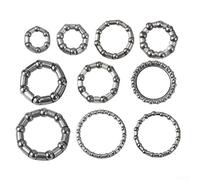 Rodamientos de bicicleta, 10 piezas para reemplazo de horquilla de soporte inferior de auriculares, compatibles con bicicletas de montaña, bicicletas de carreras y soportes inferiores comunes (3)