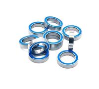Rodamientos de bolas, 10 Uds 6701RS rodamiento ABEC-7 12x18x4mm Hobby eléctrico RC coche camión 6701 RS 2RS rodamientos de bolas 6701-2RS azul sellado