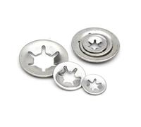 Rodamientos de Bolas, 20-50 unids/lote M2 .5 M3 M4 M5 M6 M8 M10 M12 Anillos de retención rodamientos Clip arandela flor (65 acero al manganeso, 50 piezas .5x8 mm)(304 Stainless Steel,50Pcs M5x12mm)