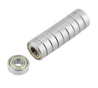 Rodamientos de Bolas 696ZZ Miniatura de Ranura Profunda 6x15x5 mm Pack de 10 Unidades