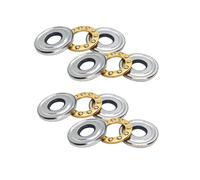 Rodamientos de Bolas Axiales Miniatura F8-22M, 8 x 22 x 7 mm, Ideales para Aplicaciones Industriales y Rotativas, Juego de 4 Unidades