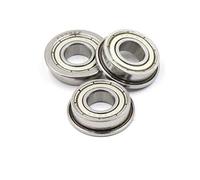 Rodamientos de Bolas, BRDI04055 Rodamientos 50 piezas o 100 piezas F686ZZ Rodamientos con bridas F686 F686-2Z 6x13x5 Rodamiento rígido de bolas con brida blindada en miniatura 6x13x5 mm(100pcs)