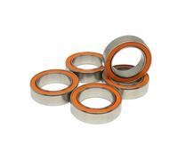 Rodamientos de bolas de acero inoxidable 1 rodamiento cerámico híbrido ABEC7 10x15x4(S6701C-2OS 12x18x4mm)