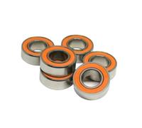 Rodamientos de bolas de acero inoxidable 1 rodamiento cerámico híbrido ABEC7 7x14x5 for carretes de acero inoxidable(S6800C-2OS 10x19x5mm)