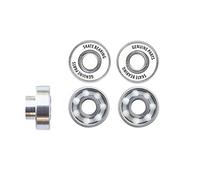 Rodamientos de bolas de cerámica inoxidable for tablas de surf Longboard Skateboard Bearings Rodamiento integral Piezas de patines(Integral Bearing ceramic 4pcs)