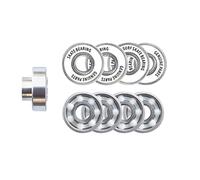 Rodamientos de bolas de cerámica inoxidable for tablas de surf Longboard Skateboard Bearings Rodamiento integral Piezas de patines(Integral Bearing ceramic 8pcs)