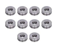 Rodamientos de bolas de empuje plano Kit de rodamientos de metal axiales en miniatura desmontables de alta precisión para ganchos de grúa (51100)