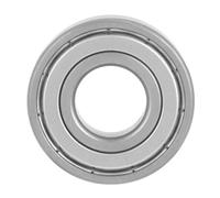 Rodamientos de bolas de ranura profunda 6203zz, 17 x 40 x 12 mm de metal sellado, 10 pcs Rodamientos de bolas industriales para máquinas herramientas Motores eléctricos, bombas