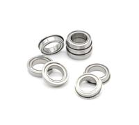 Rodamientos de bolas de ranura profunda con doble blindaje F6700ZZ (10 x 15 x 4 mm), 10 unidades