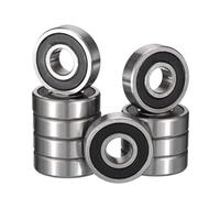 Rodamientos De Bolas De Ranura Profunda, Con Sellado De Goma, Fabricados En Acero, Productos Para La Transmisión De Potencia, Aptos Para Equipos Industriales (6201-RS/P5*2)